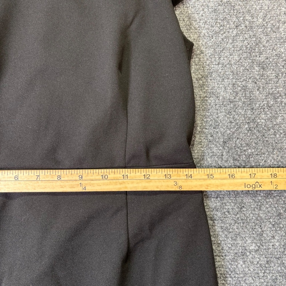 Betsy Johnson Black Cap Sleeve Sheath Dress Size 4‎ Knee Length Work Career - Picture 3 of 6